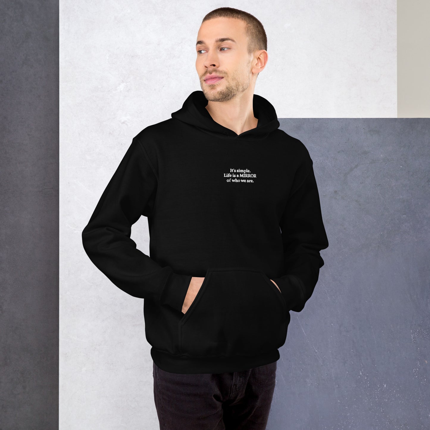 Men's Hoodie - MIRROR collection DROP vol.3 vers.W