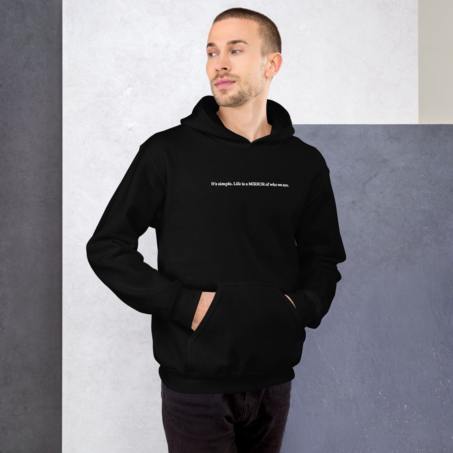 Men's Hoodie - MIRROR collection DROP vol.1 vers.W