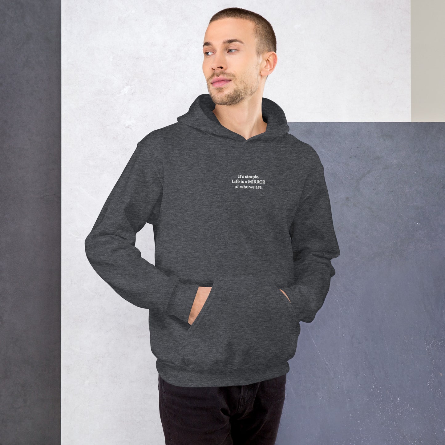 Men's Hoodie - MIRROR collection DROP vol.3 vers.W