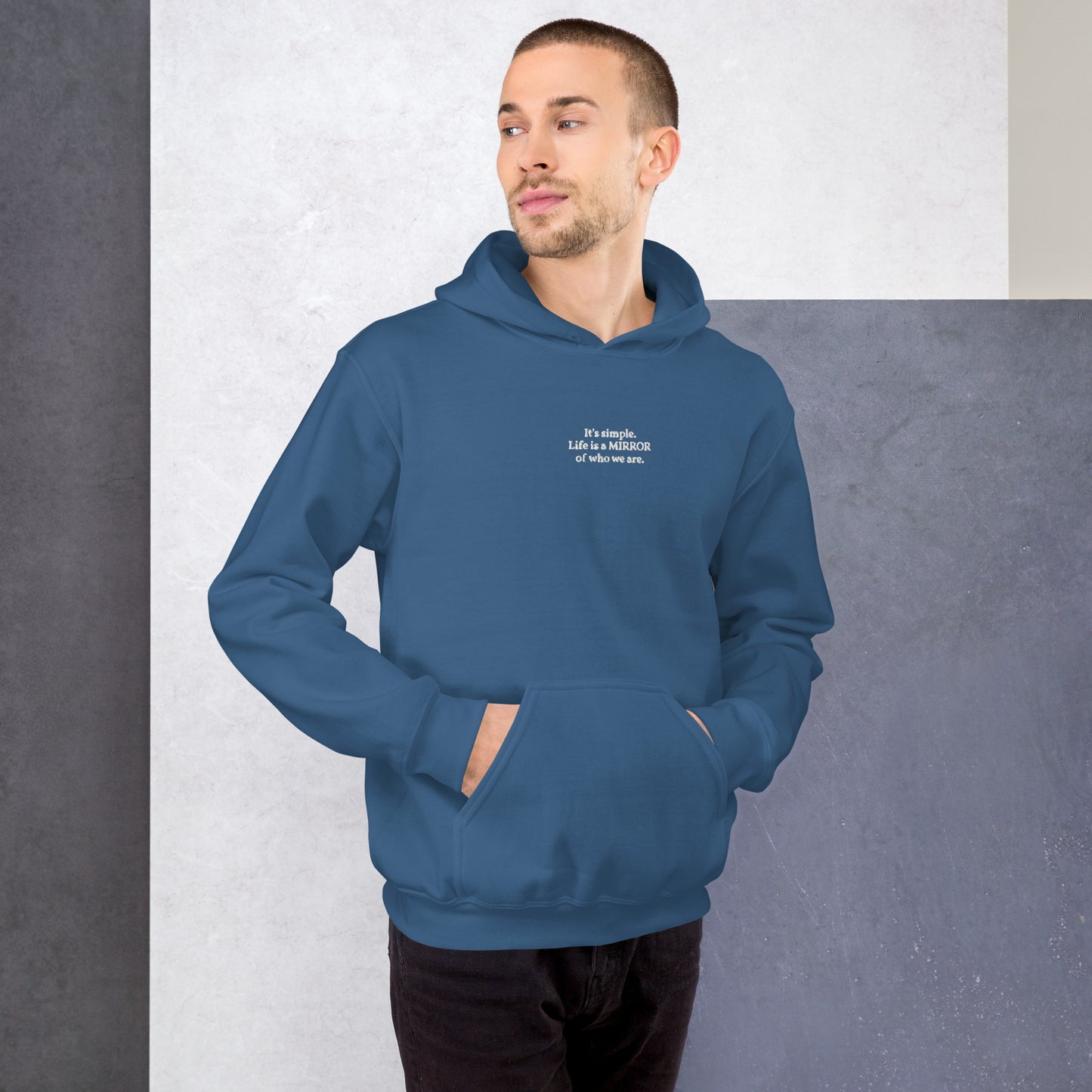 Men's Hoodie - MIRROR collection DROP vol.3 vers.W
