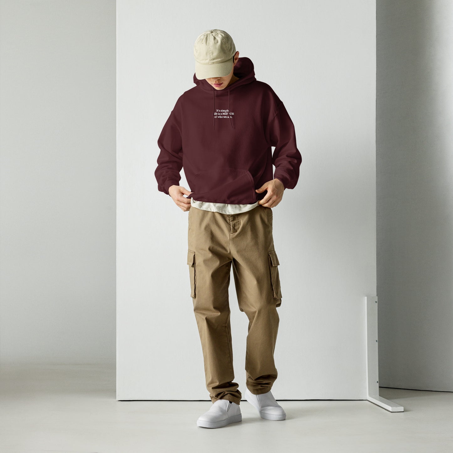 Men's Hoodie - MIRROR collection DROP vol.3 vers.W