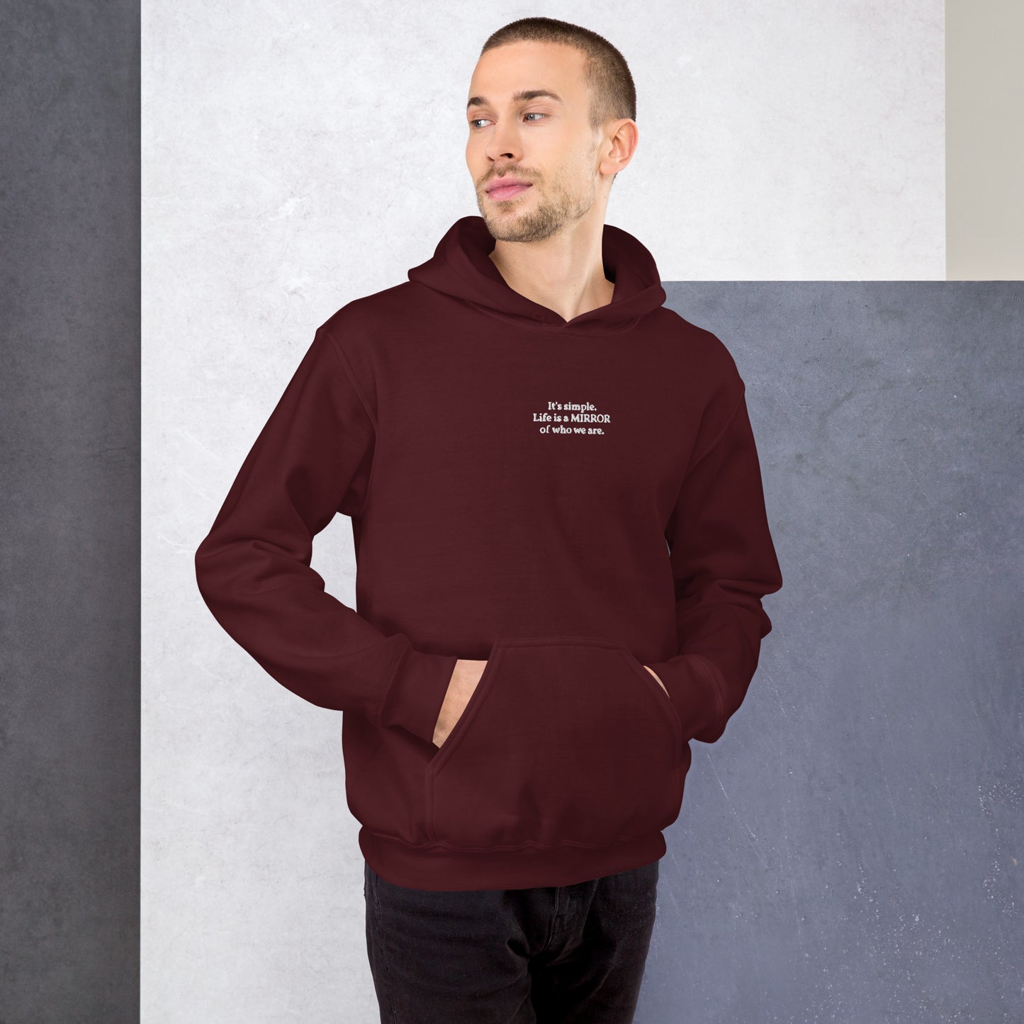 Men's Hoodie - MIRROR collection DROP vol.3 vers.W