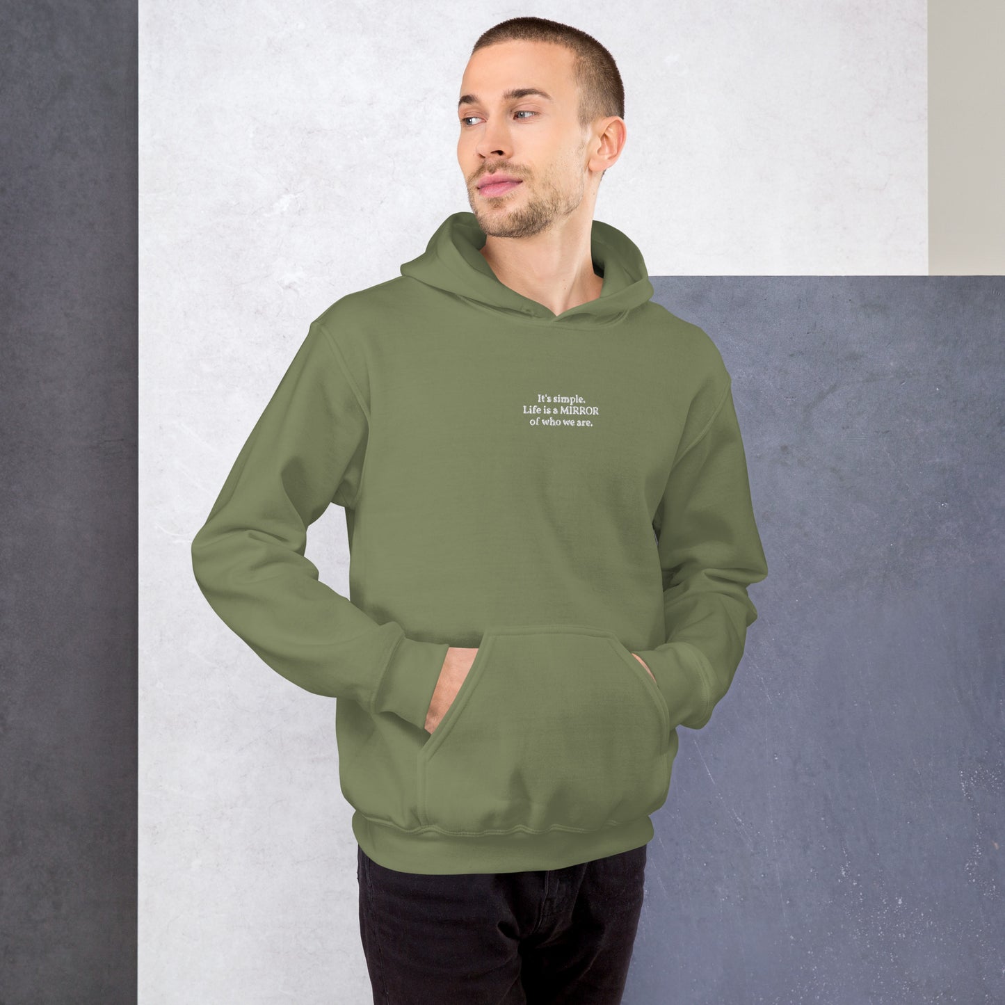 Men's Hoodie - MIRROR collection DROP vol.3 vers.W