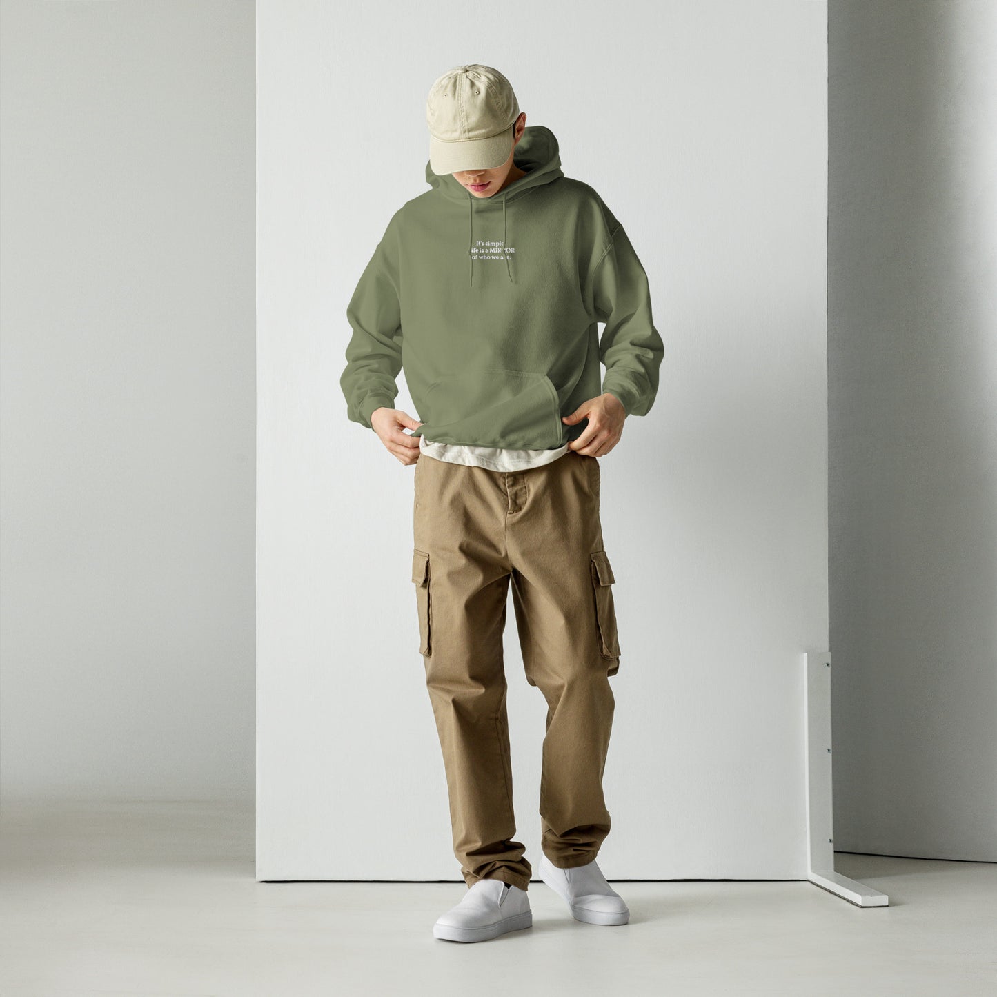 Men's Hoodie - MIRROR collection DROP vol.3 vers.W