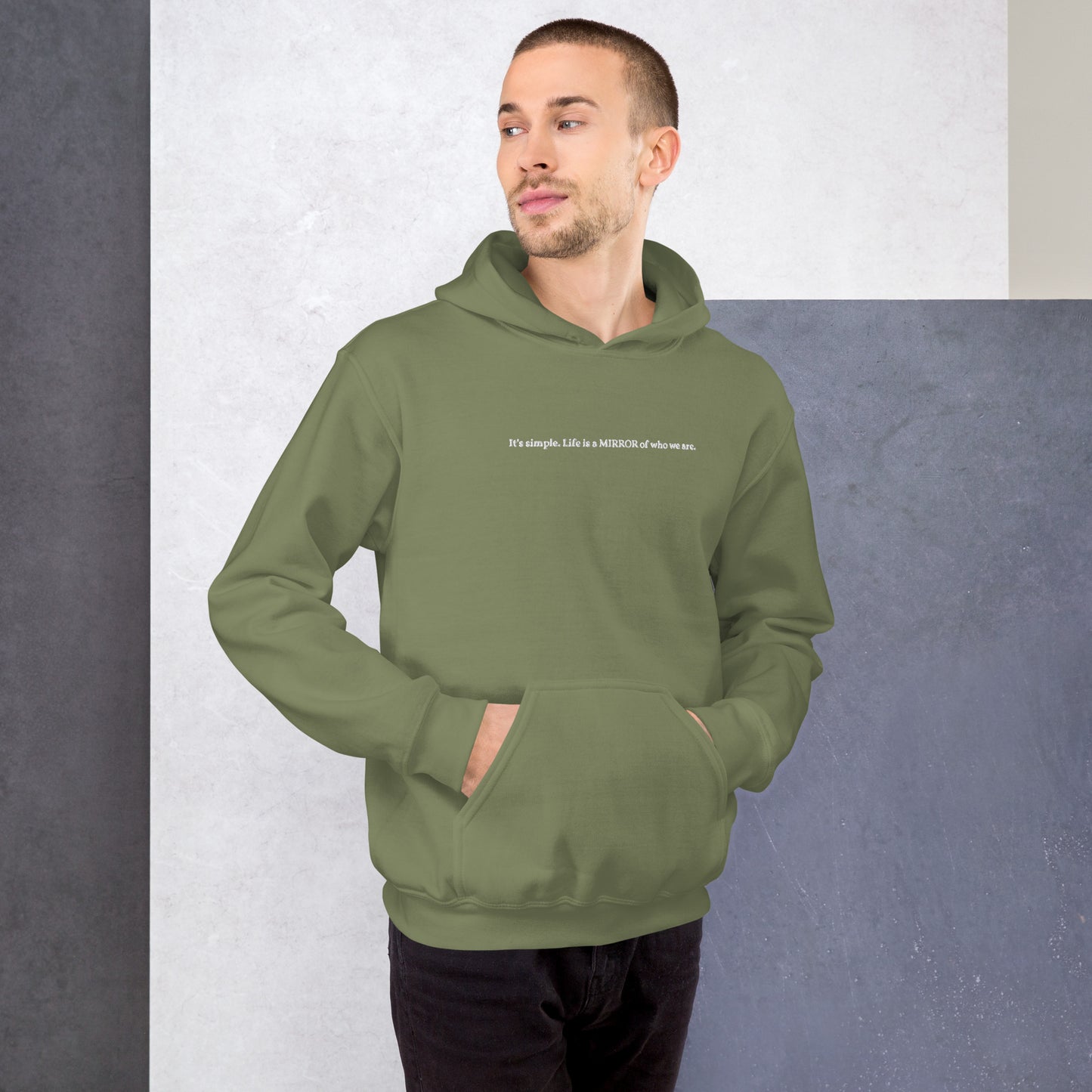 Men's Hoodie - MIRROR collection DROP vol.1 vers.W