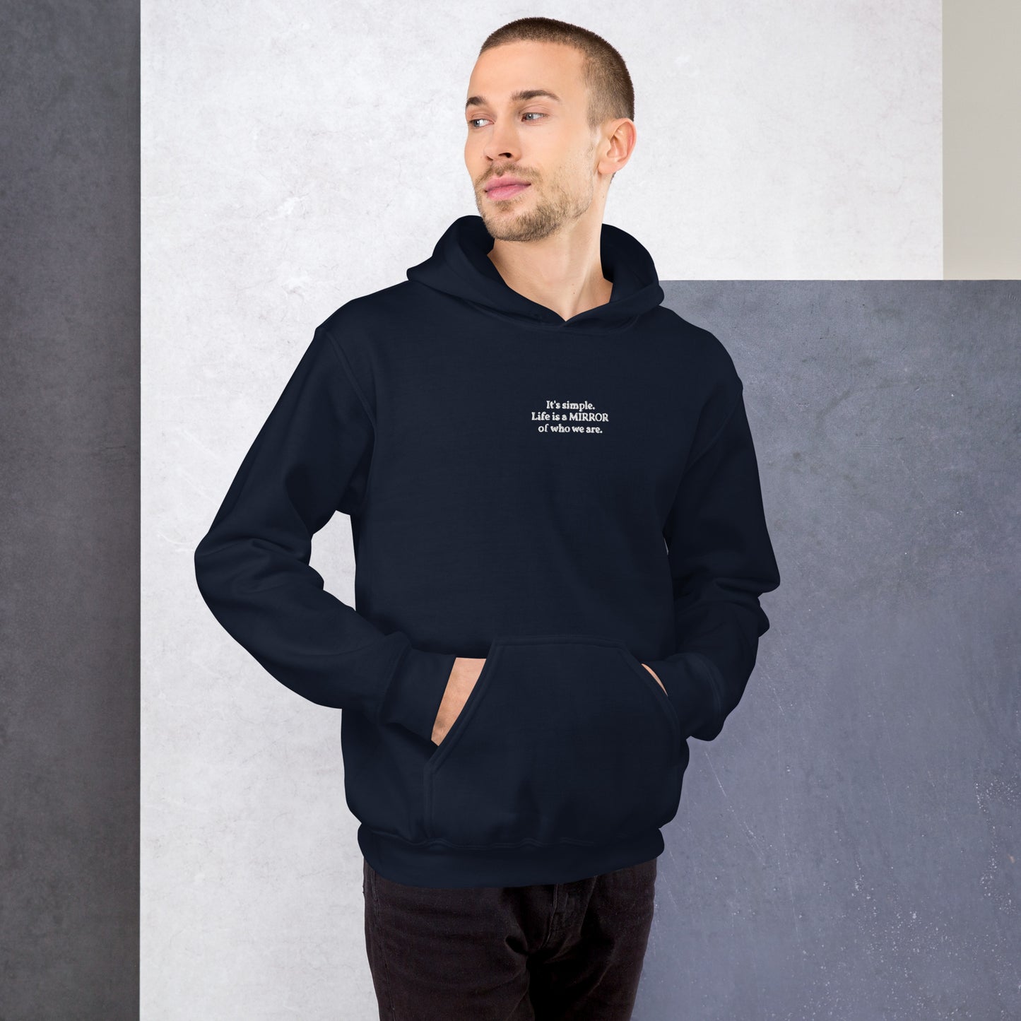 Men's Hoodie - MIRROR collection DROP vol.3 vers.W