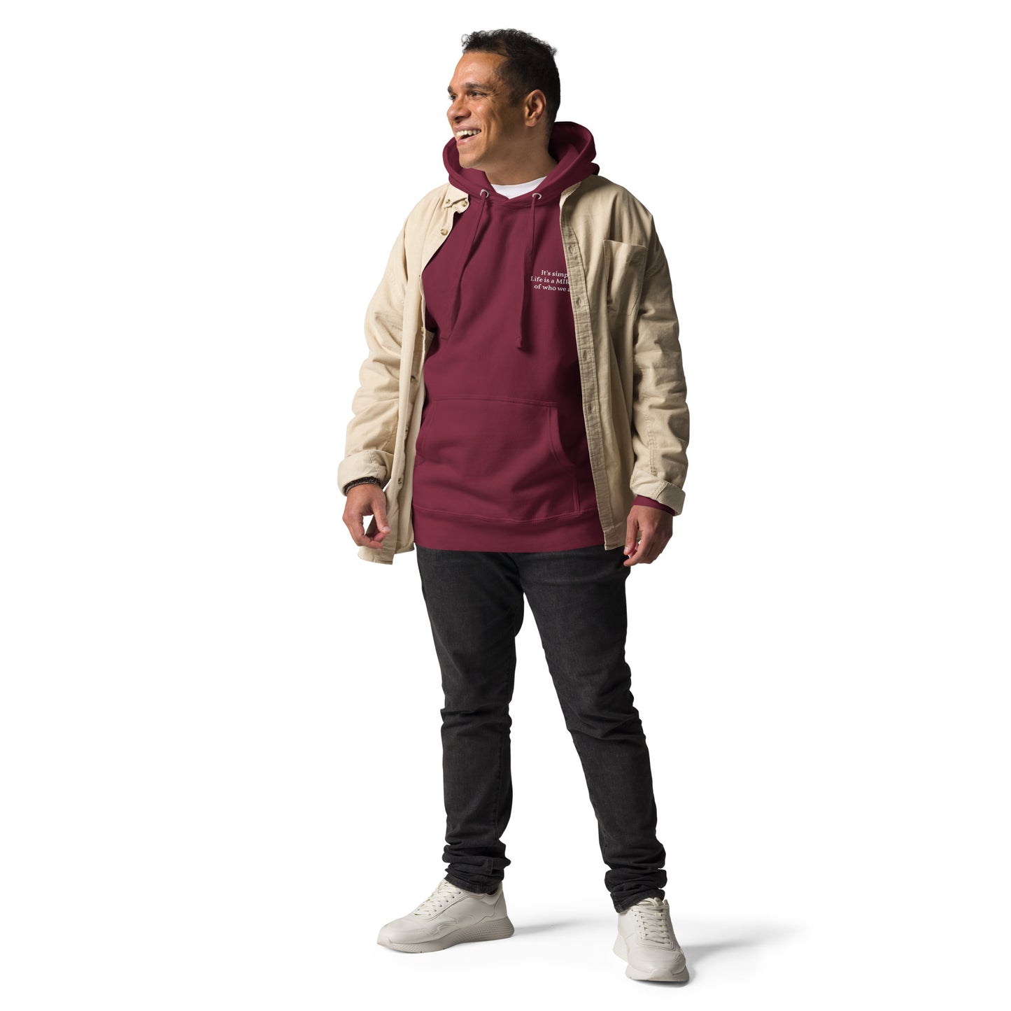 Men's Hoodie - MIRROR collection DROP vol.6 vers.W