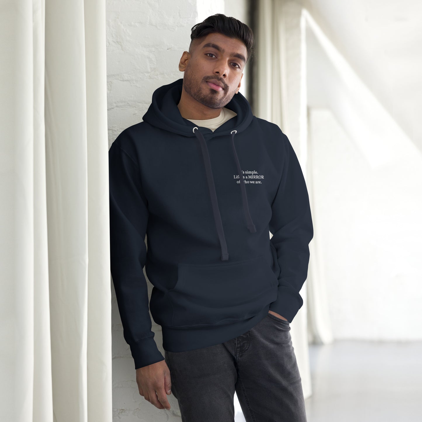 Men's Hoodie - MIRROR collection DROP vol.6 vers.W