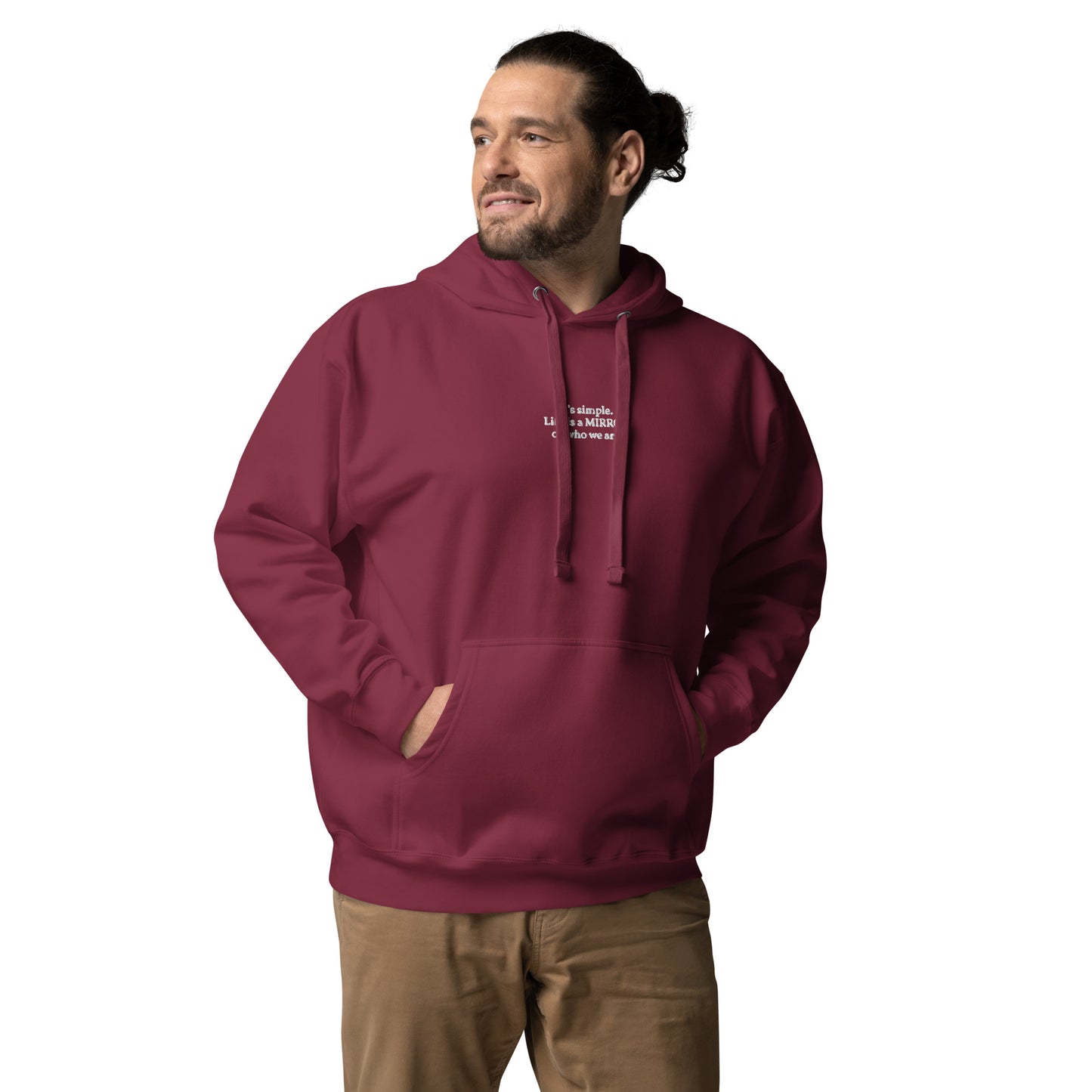 Men's Hoodie - MIRROR collection DROP vol.5 vers.W