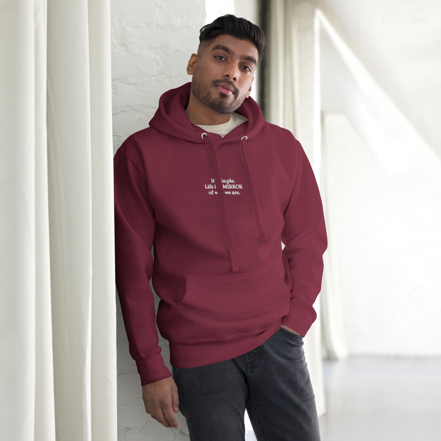 Men's Hoodie - MIRROR collection DROP vol.5 vers.W