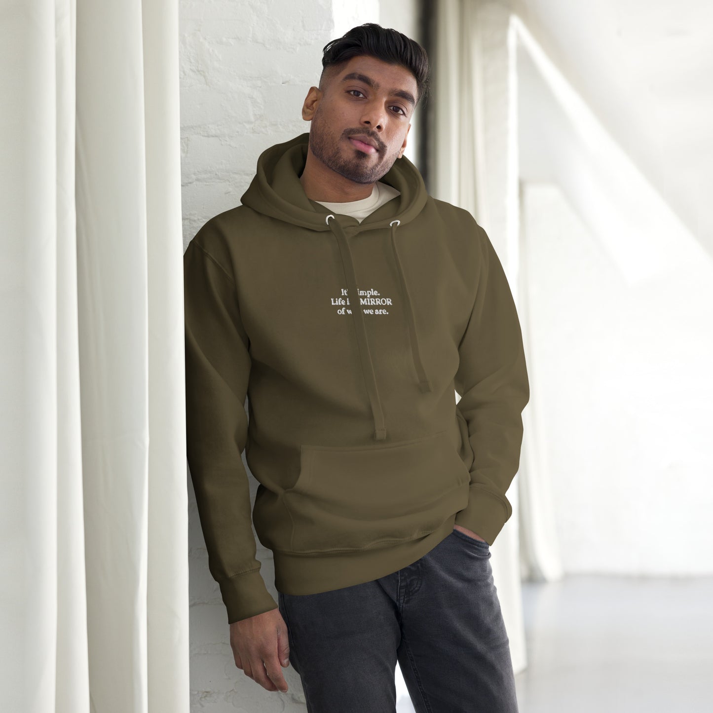 Men's Hoodie - MIRROR collection DROP vol.5 vers.W