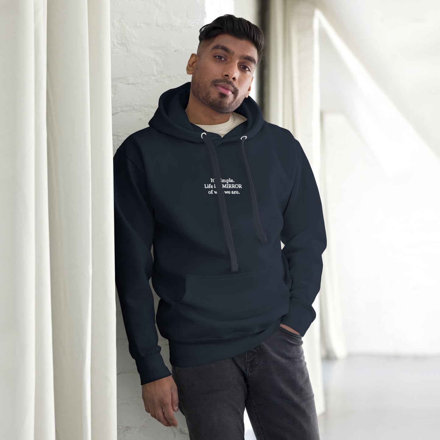 Men's Hoodie - MIRROR collection DROP vol.5 vers.W