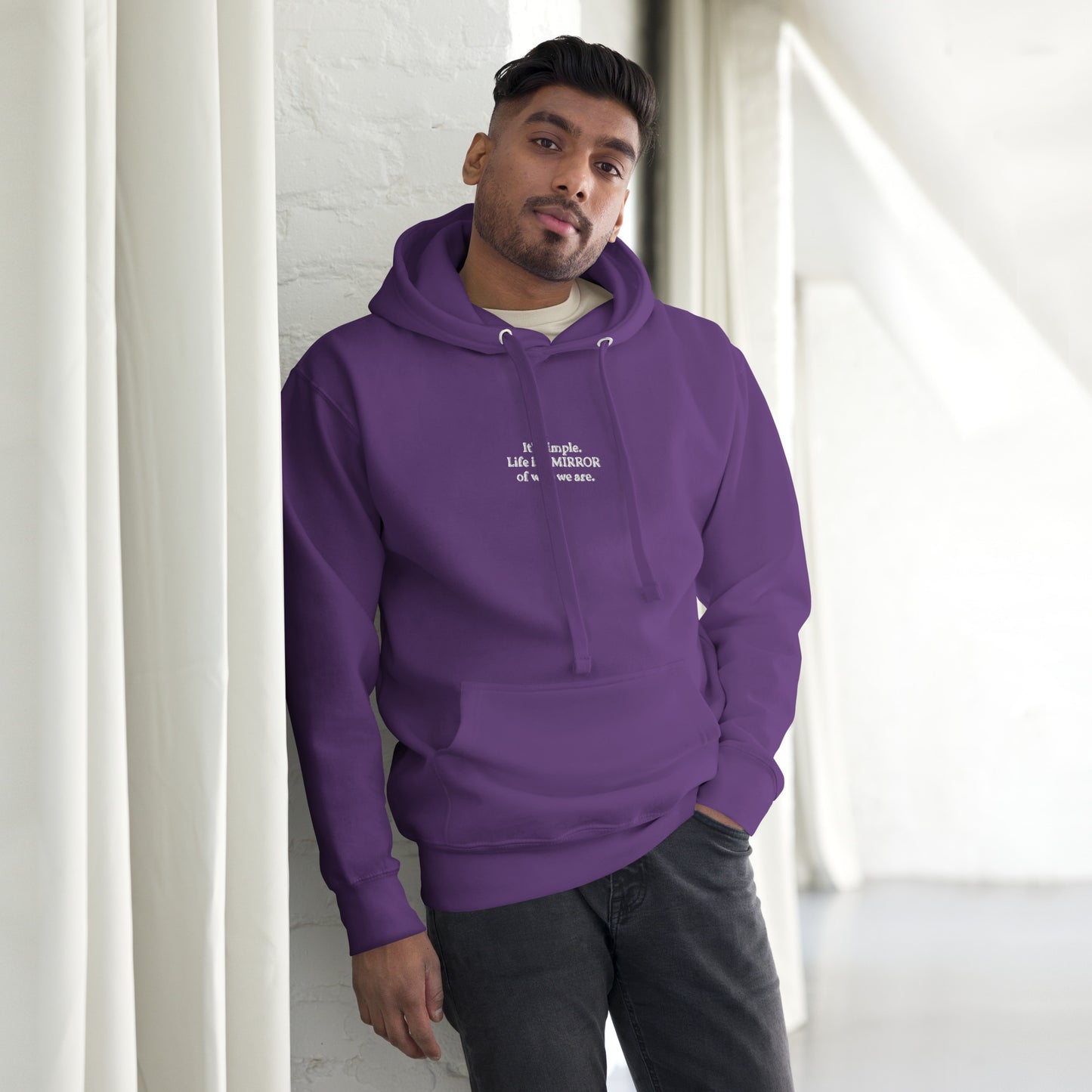 Men's Hoodie - MIRROR collection DROP vol.5 vers.W